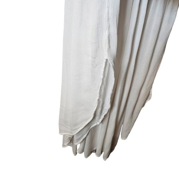 Free People Top Womens Medium Dress Babydoll Boho Chic Coastal Cottage Floral - Picture 9 of 14